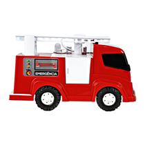 Caminhão de bombeiro herois do fogo na caixa