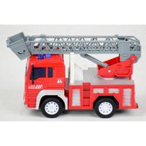 Caminhão de bombeiro Infantil de brinquedo com sirene luzes e som BBR P - BBR toys