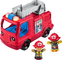 Caminhão De Bombeiro Little People Com Luz e Som - Mattel HYP41 Caminhão De Bombeiro Little People Com Luz e Som - Mattel HYP41