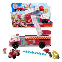 Caminhão De Bombeiro Marshall Deluxe Fire Rescue Patrulha Canina Sunny Brinquedos