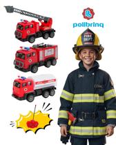 Caminhão de bombeiro mega truck com controle remoto polibrinq Caminhão de bombeiro mega truck com controle remoto polibrinq