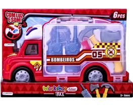 Caminhão de Bombeiro Workshop Junior Truck com Acessórios
