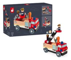 Caminhão De Bombeiros de Madeira Caminhão De Bombeiros de Madeira