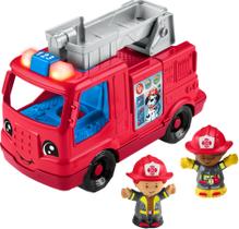 Caminhão de Bombeiros Fisher-Price Little People - Com 2 Figuras (1+) Caminhão de Bombeiros Fisher-Price Little People - Com 2 Figuras (1+)