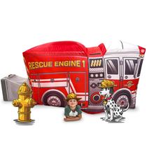 Caminhão de bombeiros inflável Fort AIR FORT para crianças de 3 a 14 anos