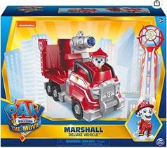 Caminhão de bombeiros Toy Car Paw Patrol Marshall com Action Figure 3+