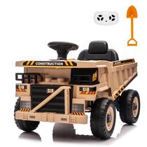Caminhão de Brinquedo AOKOY 12V com Bateria e Controle Remoto, Escavadeira Caminhão de Brinquedo AOKOY 12V com Bateria e Controle Remoto, Escavadeira
