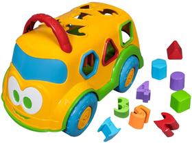 Caminhão de Brinquedo Baby Land Dino Escolar - Cardoso Toys com Acessórios Caminhão de Brinquedo Baby Land Dino Escolar - Cardoso Toys com Acessórios