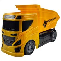 Caminhão de Brinquedo Basculante Carga Caçamba BS Toys Infantil Ecológico com Design Moderno