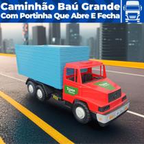 Caminhão De Brinquedo Baú Carreta Grande Infantil 42 Cm Cores Sortidas