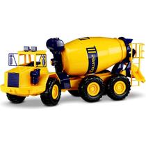 Caminhão de Brinquedo Betoneira 70cm com Manivela para Girar Todo Articulado