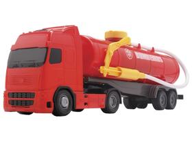 Caminhão de Brinquedo Bombeiros Tanque com Agua e Mangueira Caminhão de Brinquedo Bombeiros Tanque com Agua e Mangueira