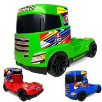 Caminhão De Brinquedo Cabine De Plástico 29cm