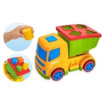 Caminhão de Brinquedo Didático Coleção Happy Infantil