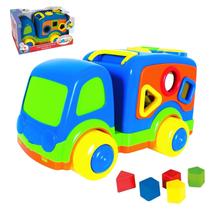 Caminhão De Brinquedo Didático Peças De Encaixar Educativo Caminhão De Brinquedo Didático Peças De Encaixar Educativo