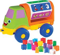 Caminhão De Brinquedo Didático Sorriso Mercotoys