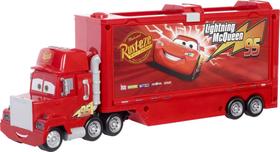 Caminhão de brinquedo Disney Cars Talking Mack Hauler com luzes e sons Caminhão de brinquedo Disney Cars Talking Mack Hauler com luzes e sons