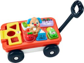 Caminhão de Brinquedo Fisher-Price Laugh & Learn Pull & Play - Para Bebês Acima de 6 Meses
