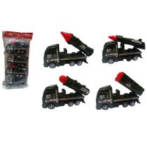 Caminhão de Brinquedo Fricção Coleção Miniaturas Militar