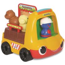 Caminhão De Brinquedo Grande Caçamba Com Animais Carrinho 1 ano