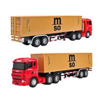 Caminhão De Brinquedo Gulf Trailer Em Liga Metálica Escala 1:64 Para Meninos - Modelo De Simulação -
