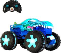 Caminhão de brinquedo Hot Wheels Monster Trucks RC Mega-Wrex escala 1:15 Caminhão de brinquedo Hot Wheels Monster Trucks RC Mega-Wrex escala 1:15