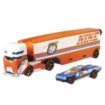 Caminhão de Brinquedo Hot Wheels Speedway Hauler Carreta com Carro Caminhão de Brinquedo Hot Wheels Speedway Hauler Carreta com Carro