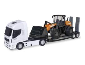 Caminhão De Brinquedo Iveco Plataforma Trator Infantil Masculino