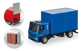 Caminhão De Brinquedo Iveco Tector Baú Com Acessórios Usual