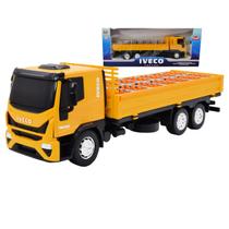 Caminhão de Brinquedo Iveco Tector Dropside Caixas Bebidas Infantil - Usual