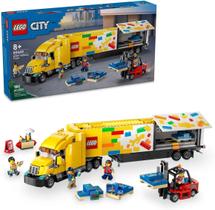 Caminhão de brinquedo LEGO City Delivery Truck (60440) com minifiguras