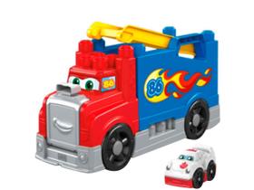 Caminhão de Brinquedo Mega Bloks Fisher-Price - Mattel 13 Peças com Acessórios Caminhão de Brinquedo Mega Bloks Fisher-Price - Mattel 13 Peças com Acessórios