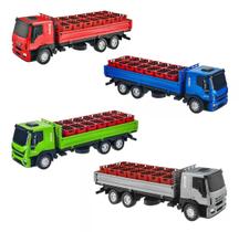 Caminhão De Brinquedo Mini Iveco Tector Dropside Sortido - Usual Brinquedos