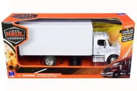 Caminhão de brinquedo NewRay Freightliner Utility M2 Box escala 1/43 branco