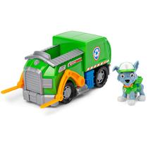 Caminhão de brinquedo Paw Patrol Rocky's Recycle com boneco de ação de mais de 3 anos