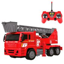 Caminhão de Brinquedo Resgate Bombeiros 29cm de Controle