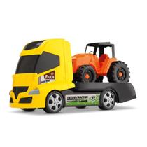 Caminhão de Brinquedo Super Truck com Trator Farm - Orange Toys