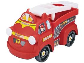 Caminhão de Brinquedo Truck Bombeirinho Roda Livre - Xplast