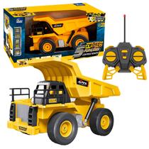 Caminhão De Carga Basculante Controle Remoto Escala 1:24 Caçamba Articulada - Fênix Brinquedos