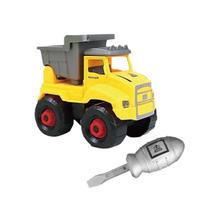 Caminhão de construção City Machine 12cm monta e desmonta BR1700 Multikids