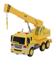 Caminhão De Construção Guindaste Guincho Som E Luz Bbr3037 - Bbr Toys