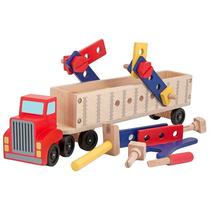 Caminhão de Construção Melissa & Doug - Brinquedo Educativo Infantil