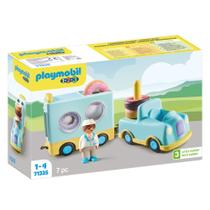 Caminhão de Donuts Crazy Playmobil com Função de Empilhar