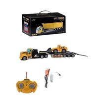 Caminhão De Engenharia RC Pesado 1:48 Com Controle Remoto, Caminhão Basculante Simulador Para Caminhão De Engenharia RC Pesado 1:48 Com Controle Remoto, Caminhão Basculante Simulador Para