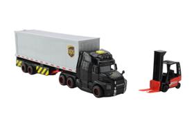 Caminhão de entrega Toy Daron Action Truck UPS com luzes Kids 3+