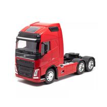 Caminhão de Ferro Miniatura Volvo FH500 6x4 Trucado 1:32 Welly Caminhão de Ferro Miniatura Volvo FH500 6x4 Trucado 1:32 Welly