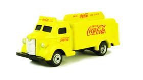 Caminhão de garrafas Scale Model Diecast Collectible Motor City Classics Coca-Cola 1947 (amarelo) 1:87 Caminhão de garrafas Scale Model Diecast Collectible Motor City Classics Coca-Cola 1947 (amarelo) 1:87