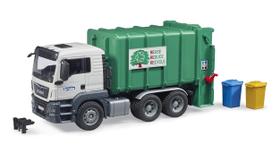 Caminhão de lixo Bruder 03763 Man TGS Rear Loading Green