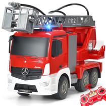 Caminhão de Lixo com Controle Remoto DOUBLE E Benz - Brinquedo para Crianças Caminhão de Lixo com Controle Remoto DOUBLE E Benz - Brinquedo para Crianças