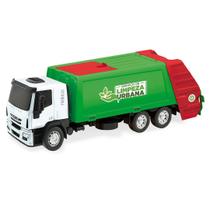 Caminhão De Lixo Miniatura Iveco - Usual Brinquedos